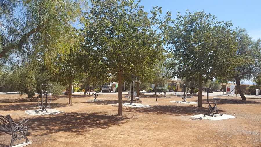 Residential park Spain, mobile home park spain, retirement park spain, residential retirement park spain, retirement park community, Open Air GYm