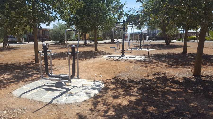 Residential park Spain, mobile home park spain, retirement park spain, residential retirement park spain, retirement park community, Open Air Gym