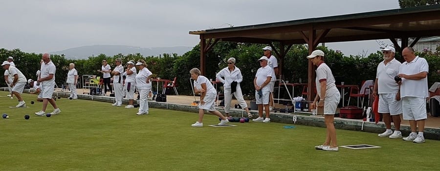 Posada residents bowling in the Algarve