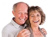 Smiling couple
