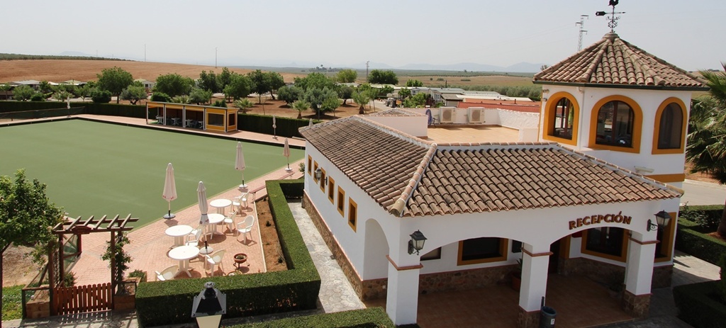The reception in La Posada